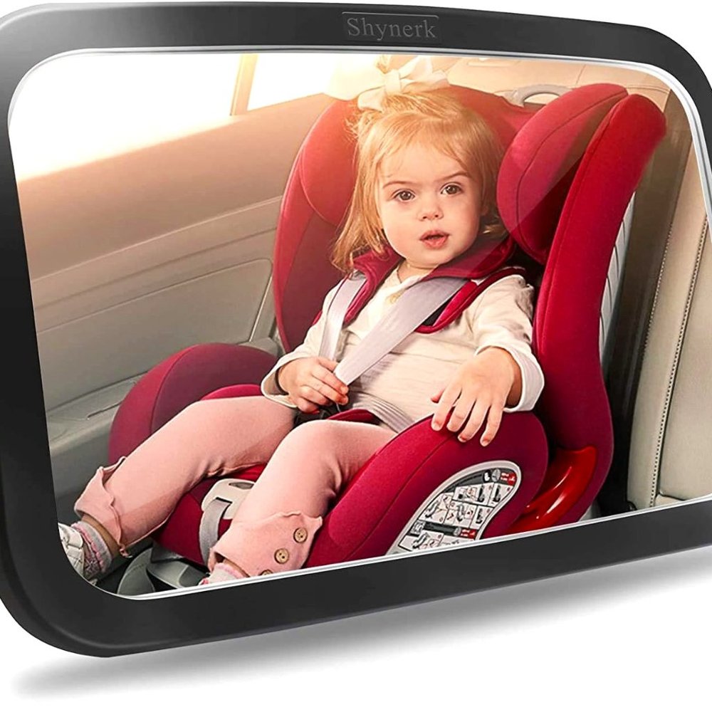 Shynerk Baby Car Mirror, Safety Car Seat Mirror for Rear Facing Infant